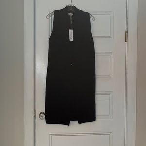 NWT Baciano long wool/acrylic vest